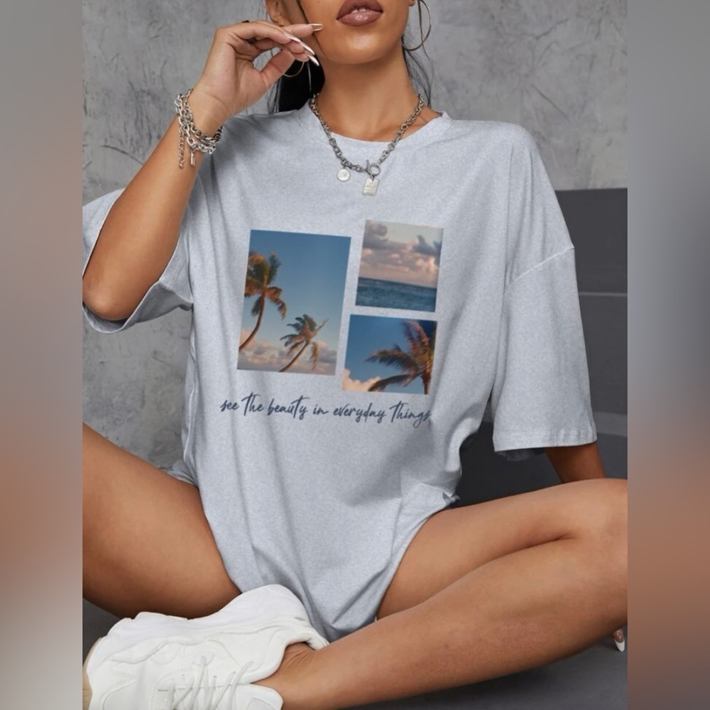 Tropical pictures T-shirt!